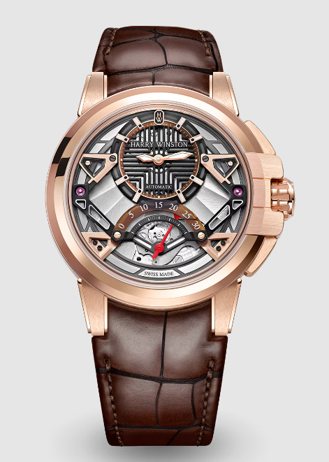 Review Harry Winston Ocean Retrograde Second Automatic 42mm OCEARS42RR001 watch Replica